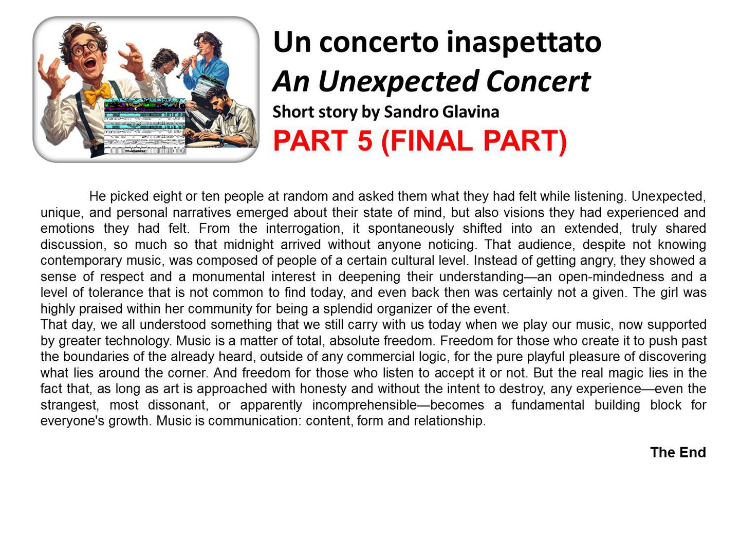 An Unexpected Concert_PART 5_FINAL PART