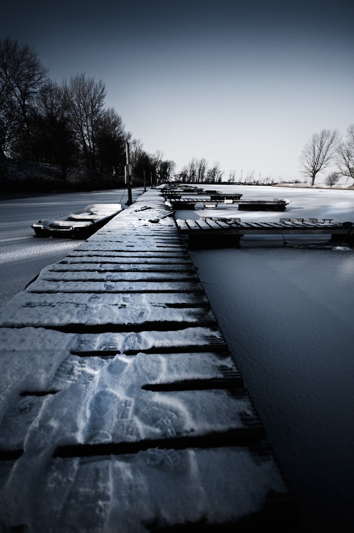 Bootsanleger an der Eider