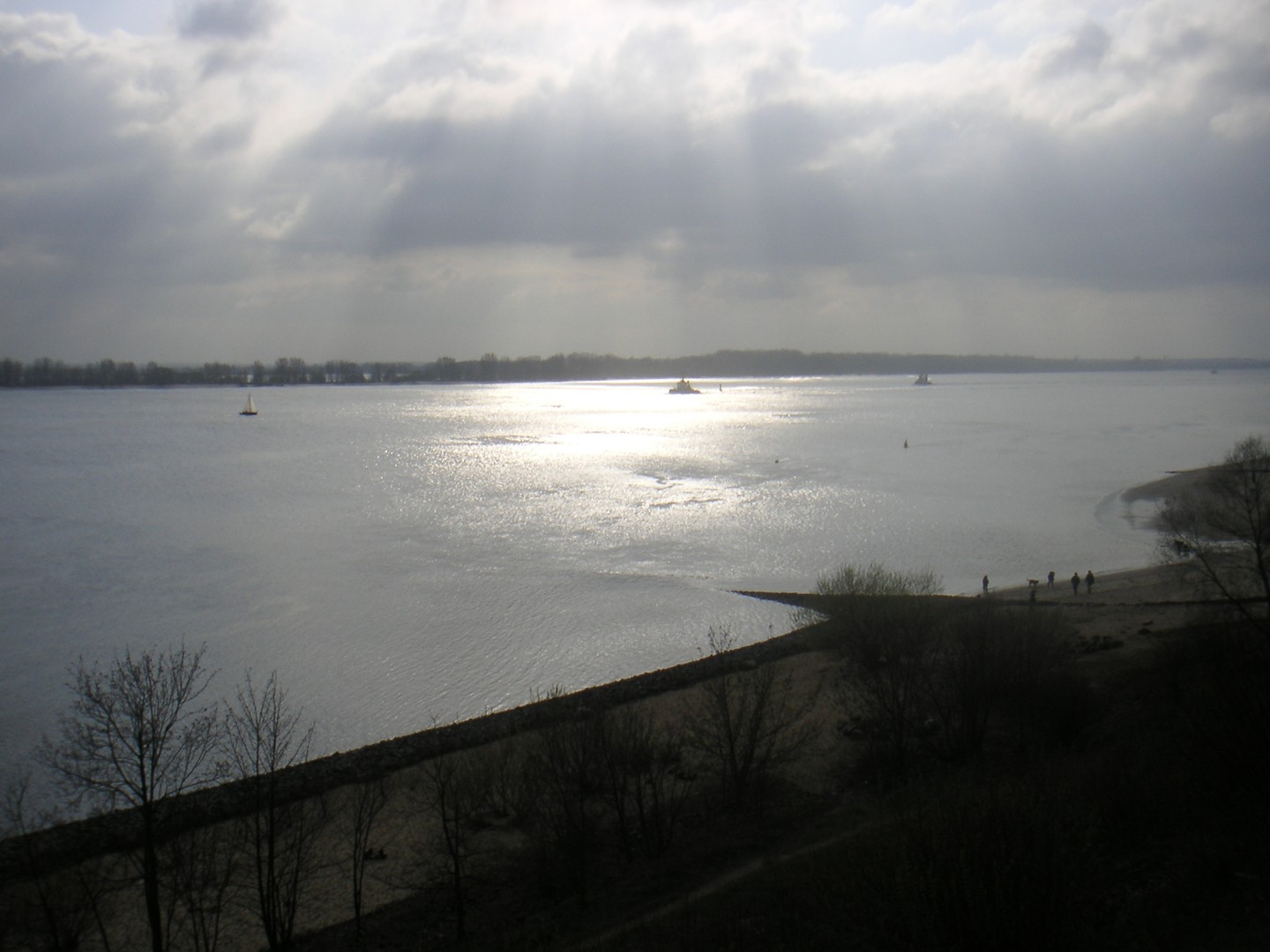 die Elbe bei Wedel