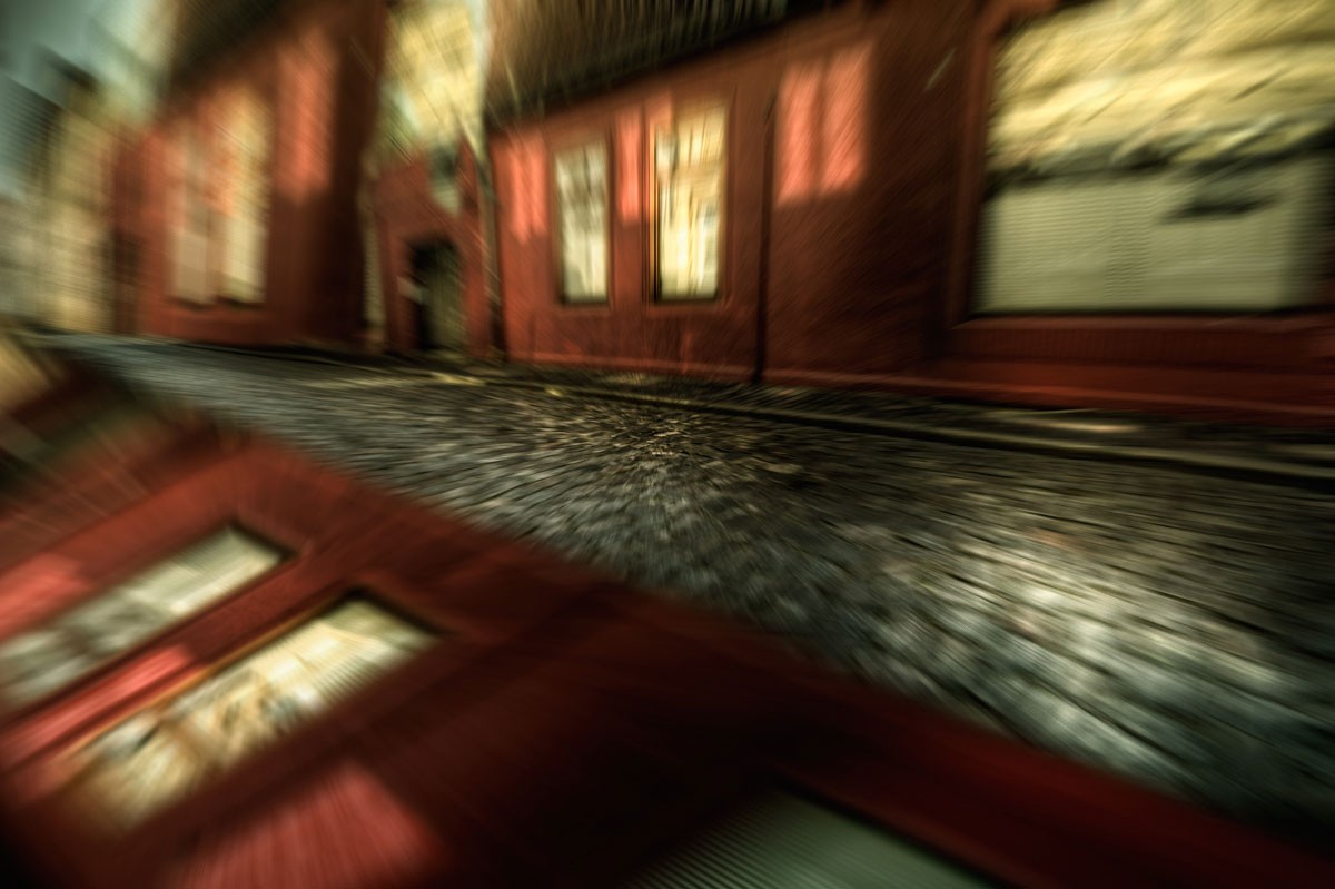 Eine Straße in meiner Stadt