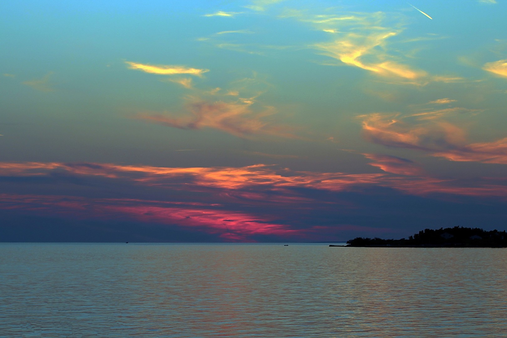 und langsam kommt die Nacht