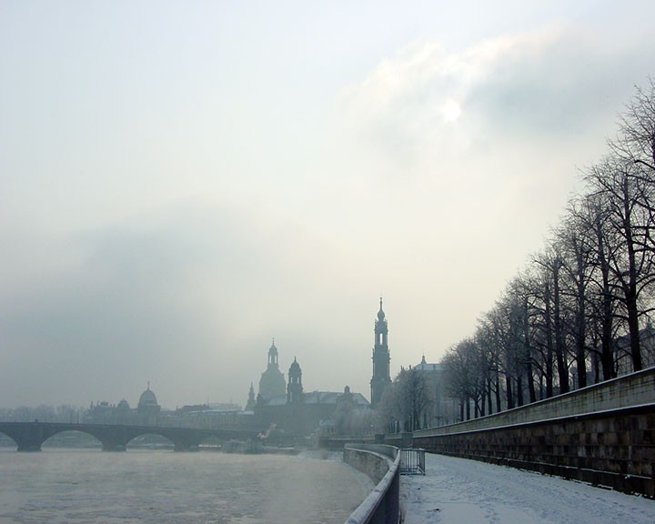Dresden im Minus