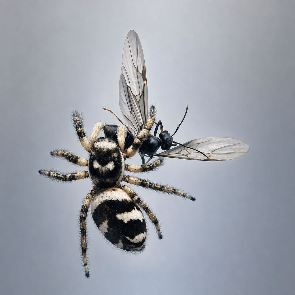 Zebra Jumping Spider