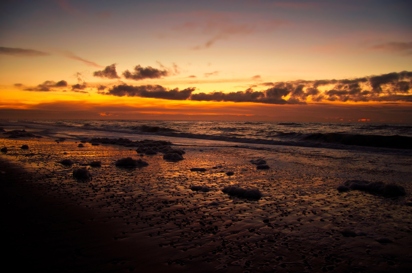 Sonnenuntergang an der Nordsee