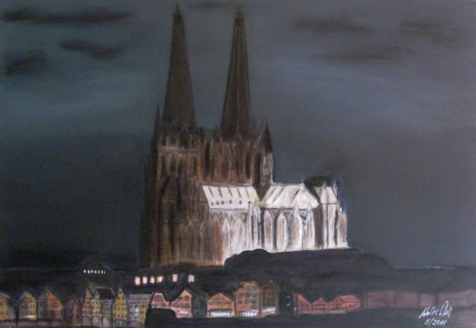 Kölner Dom bei Nacht
