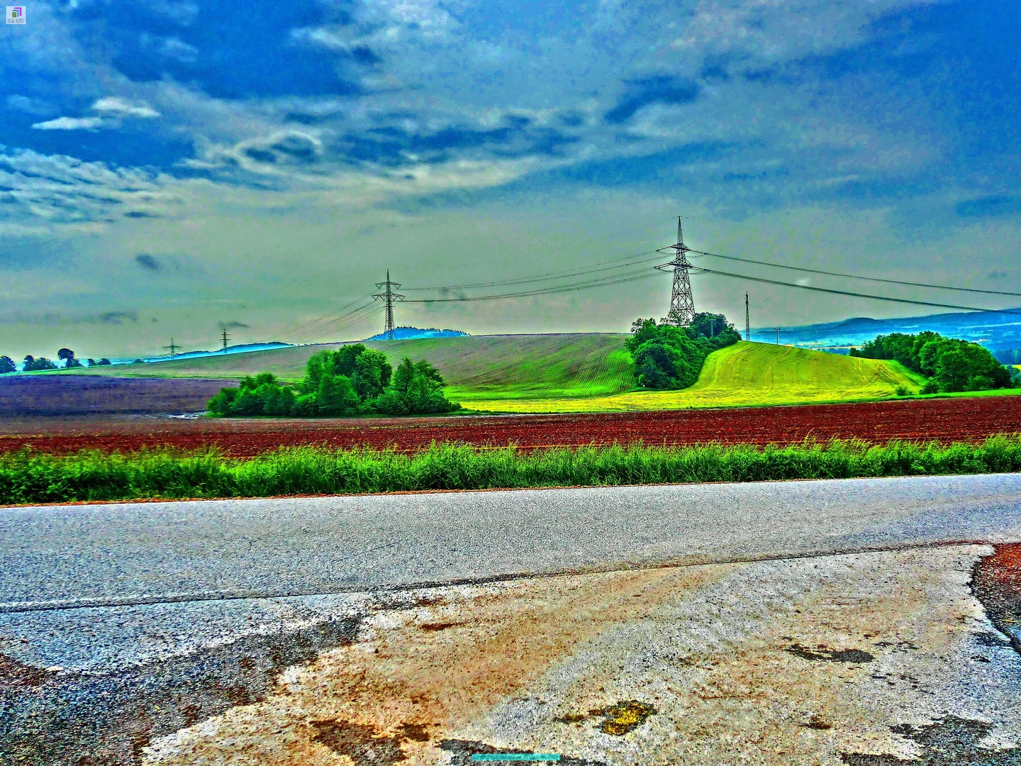 Blick aufs Land, Bild 1