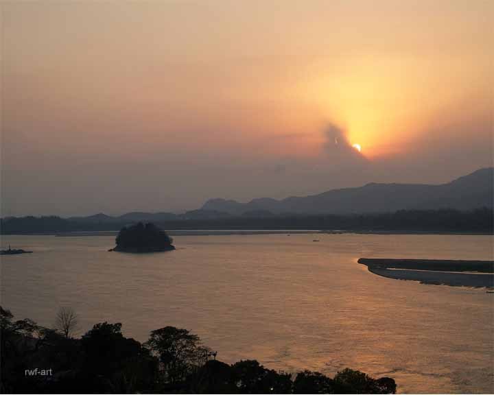 am Brahmaputra in Nordostindien