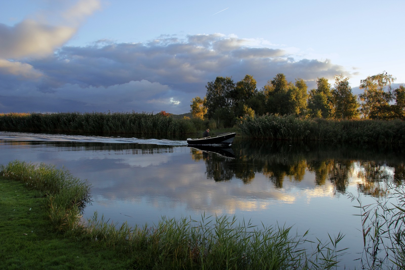 Angler im Aufbruch