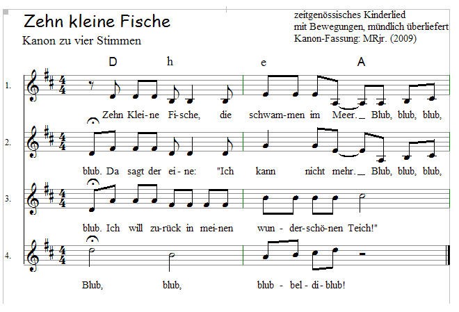 10 Kleine Fische Text 10 Kleine Fische Text