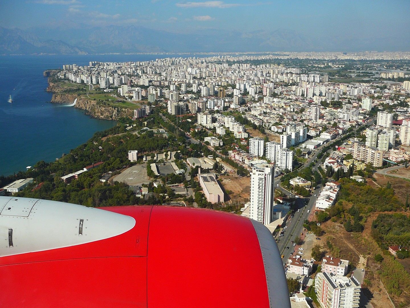 Anflug auf Antalya