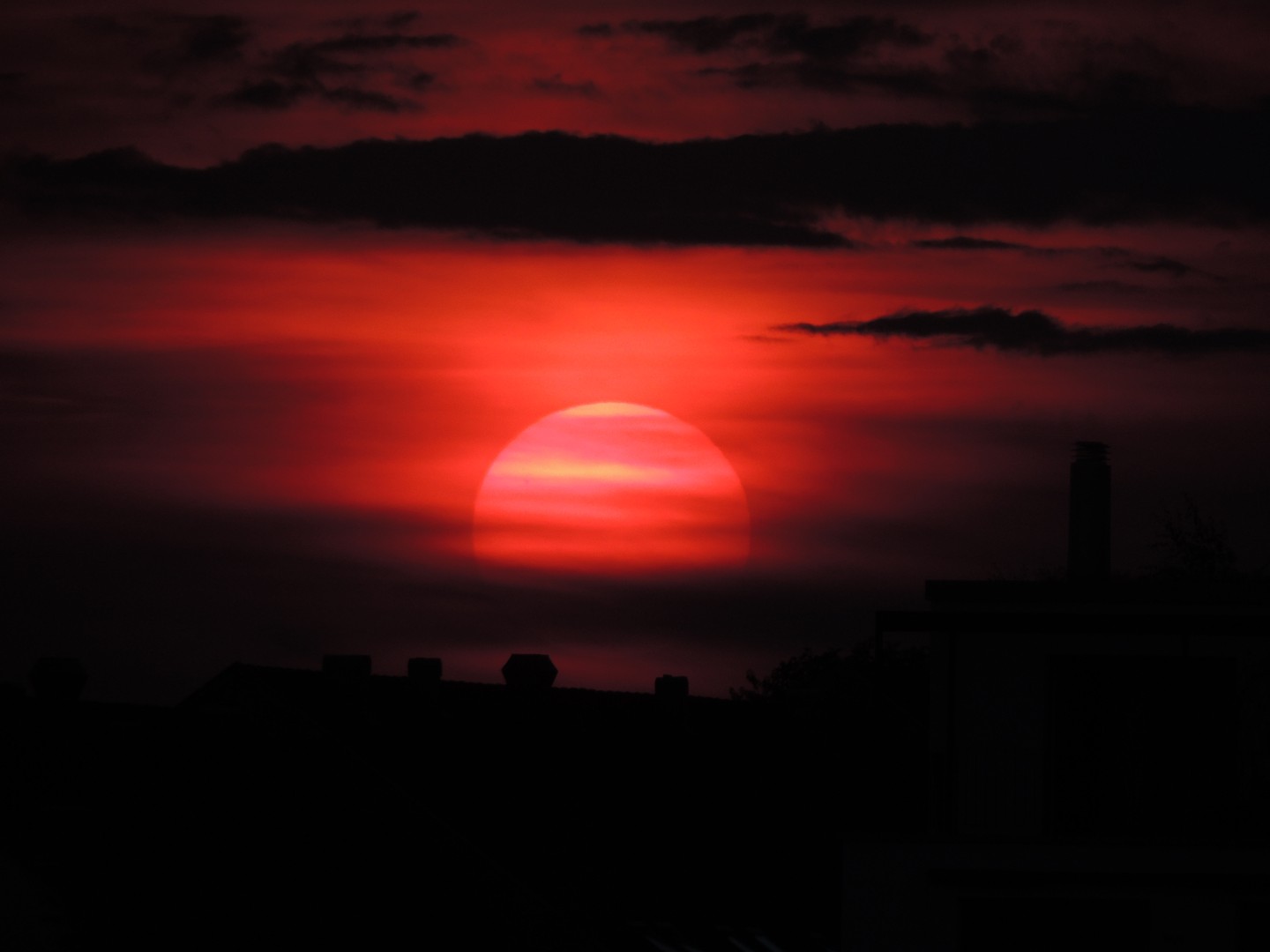 sunset down