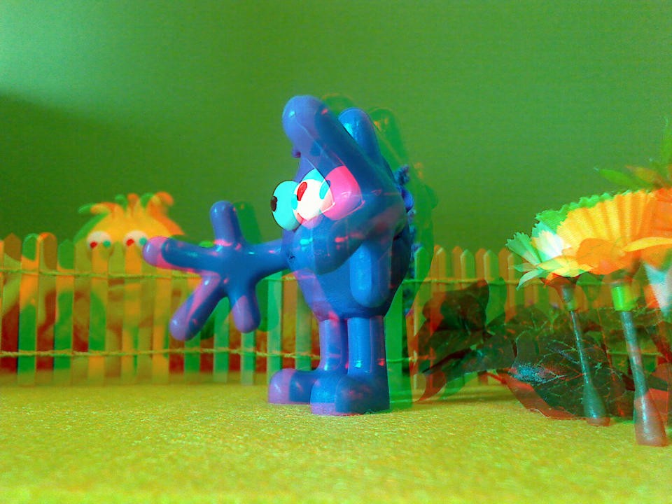 Blau in 3D (Test Shooting)