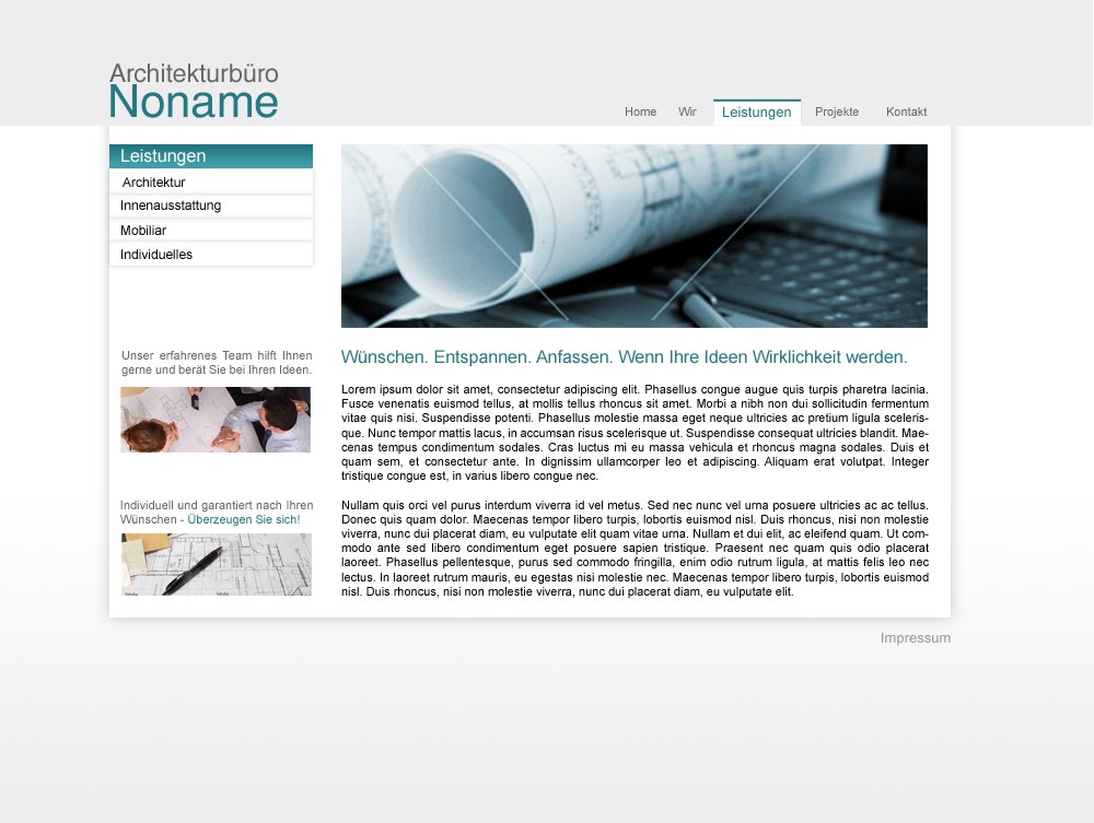 Webdesign: Company I