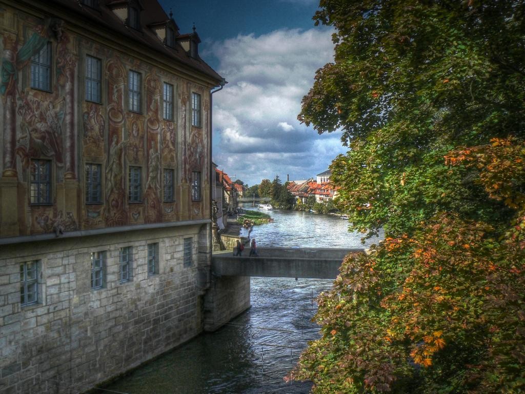 Weltkulturerbe Bamberg altes Rathaus