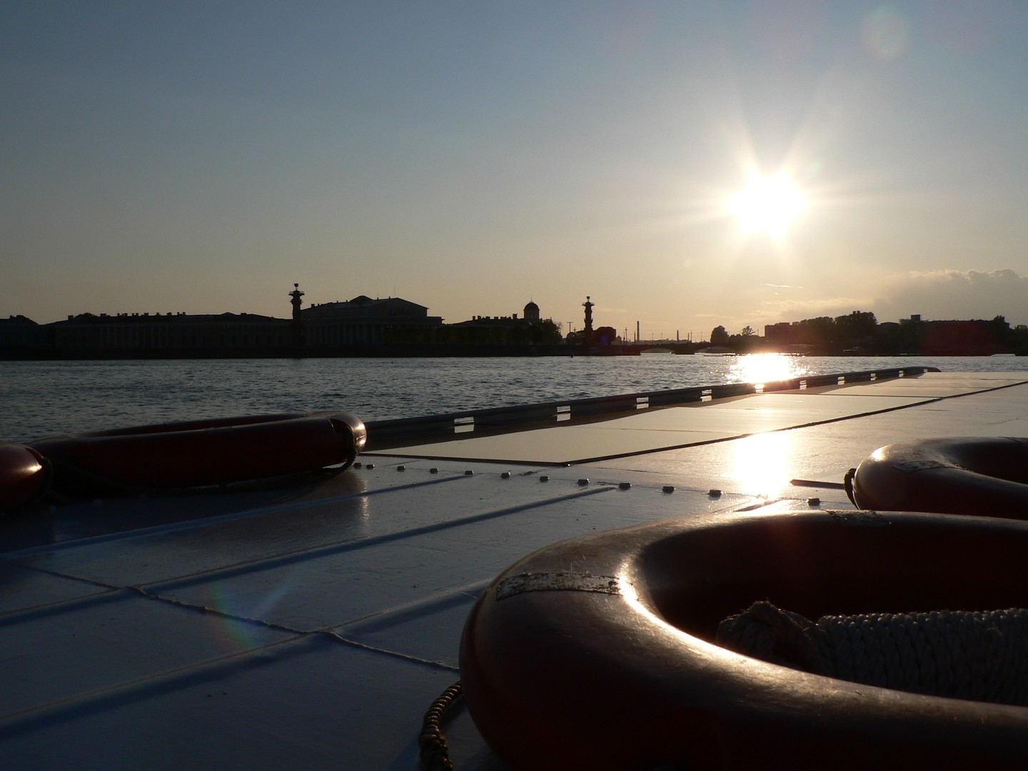 Sonnenuntergang an der Wolga