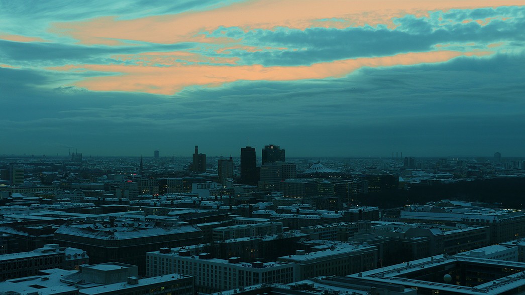 a winters evening in berlin