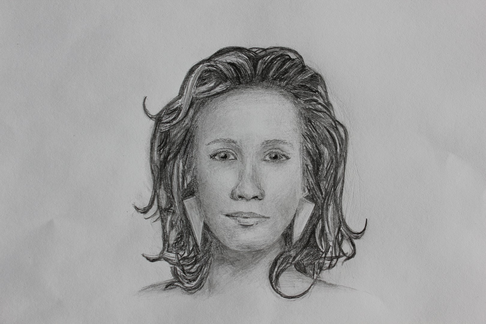 Portraitzeichnung von Whitney Houston