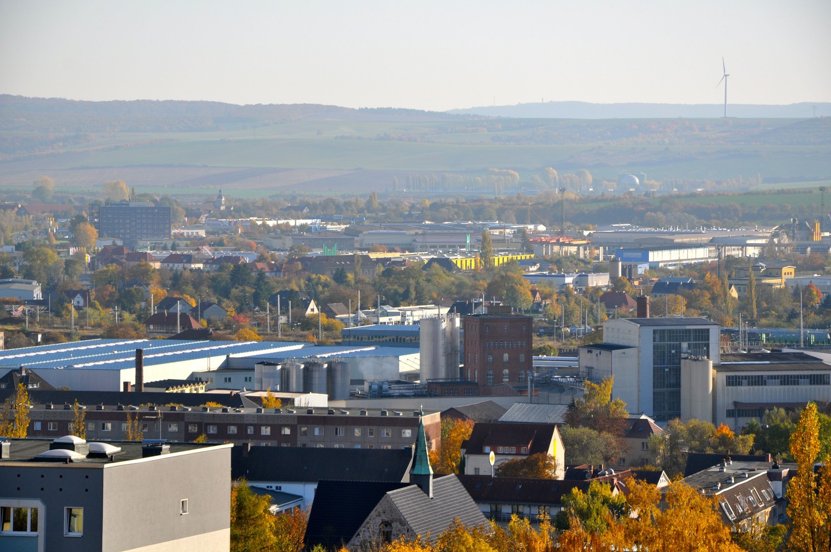 Blick über Nordhausen