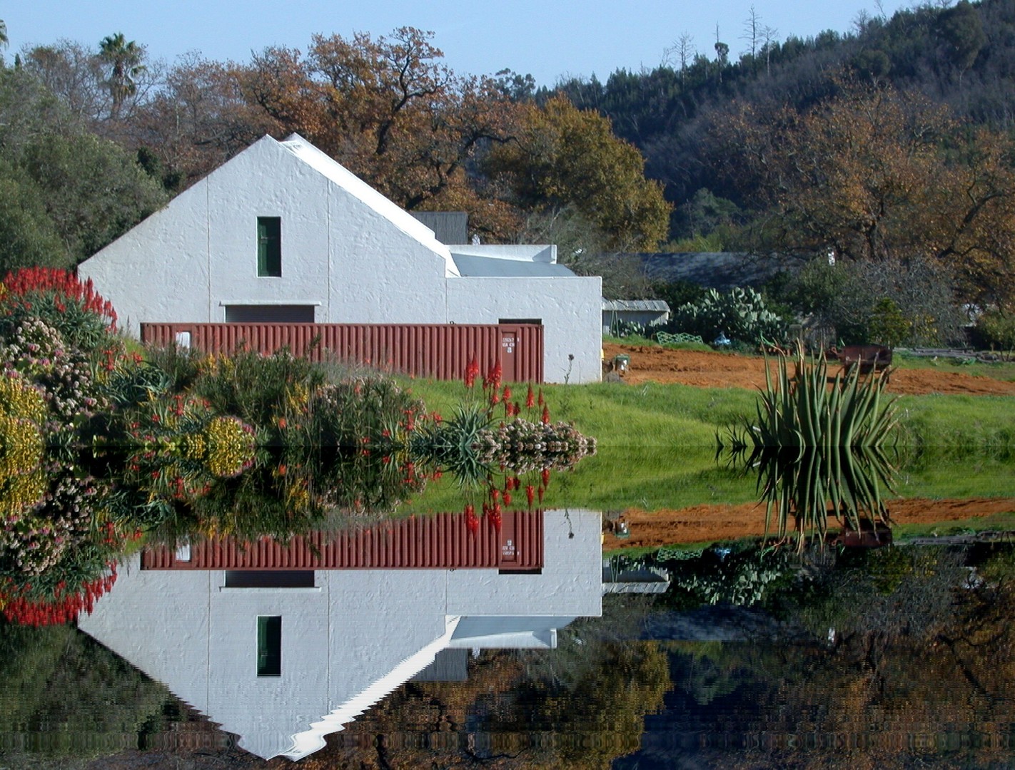 Haus in weiß