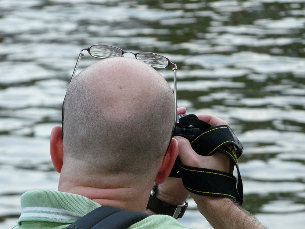 Fotograf bei der Arbeit