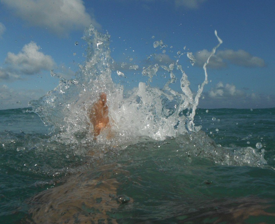 Planschen in der Karibik