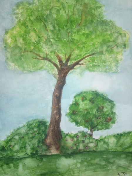 Tree aquarell