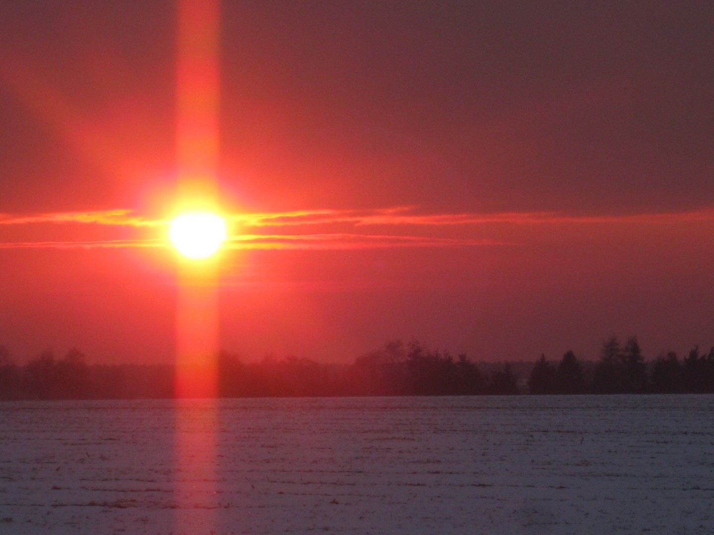 Ein herrlicher Sonnenuntergang