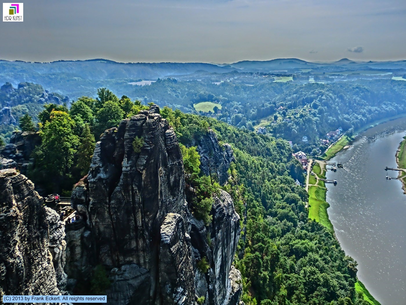 Blick von der Bastei, Bild 2