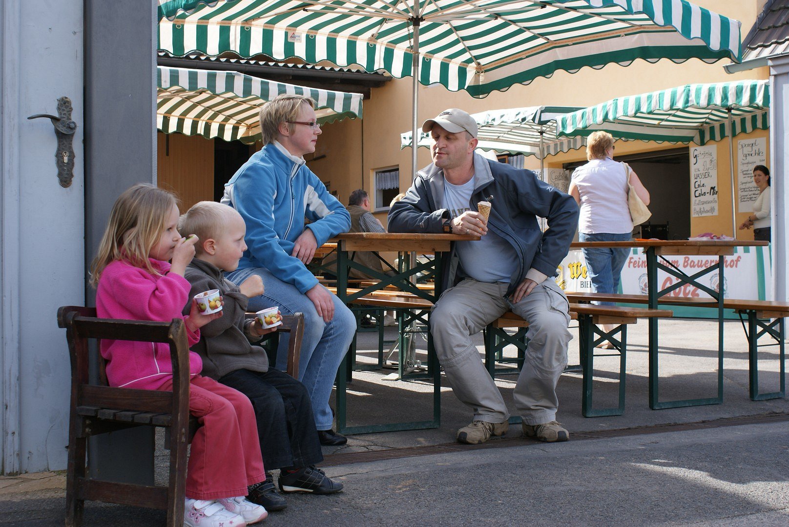Pause für ein Eis