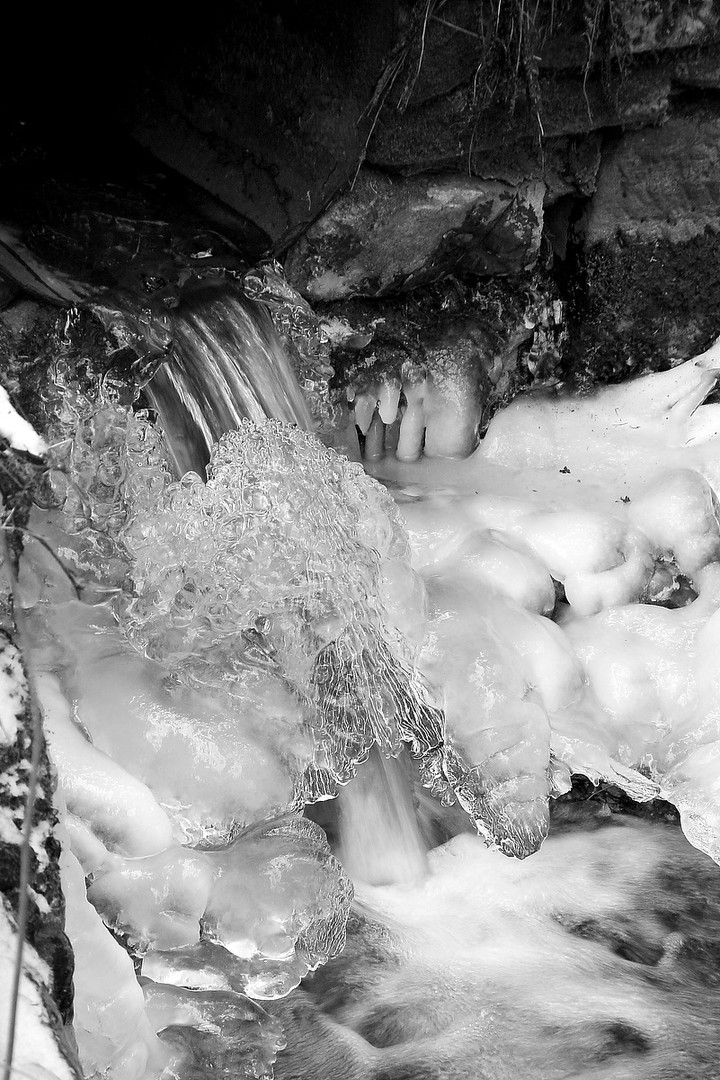 Wasser und Eis