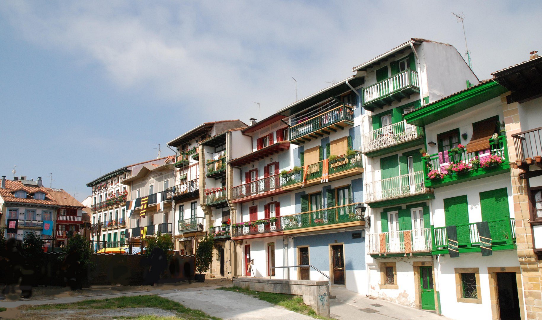 Maisons colorées
