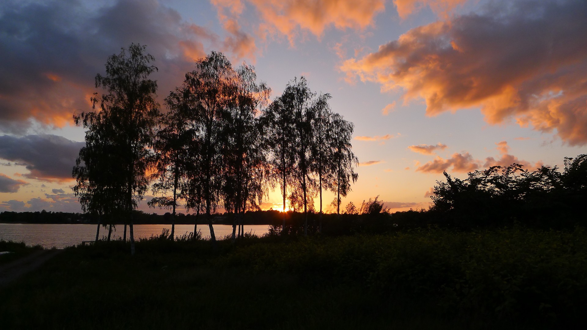 Ein Sonnenuntergang ist doch immer wieder schön anzusehen.