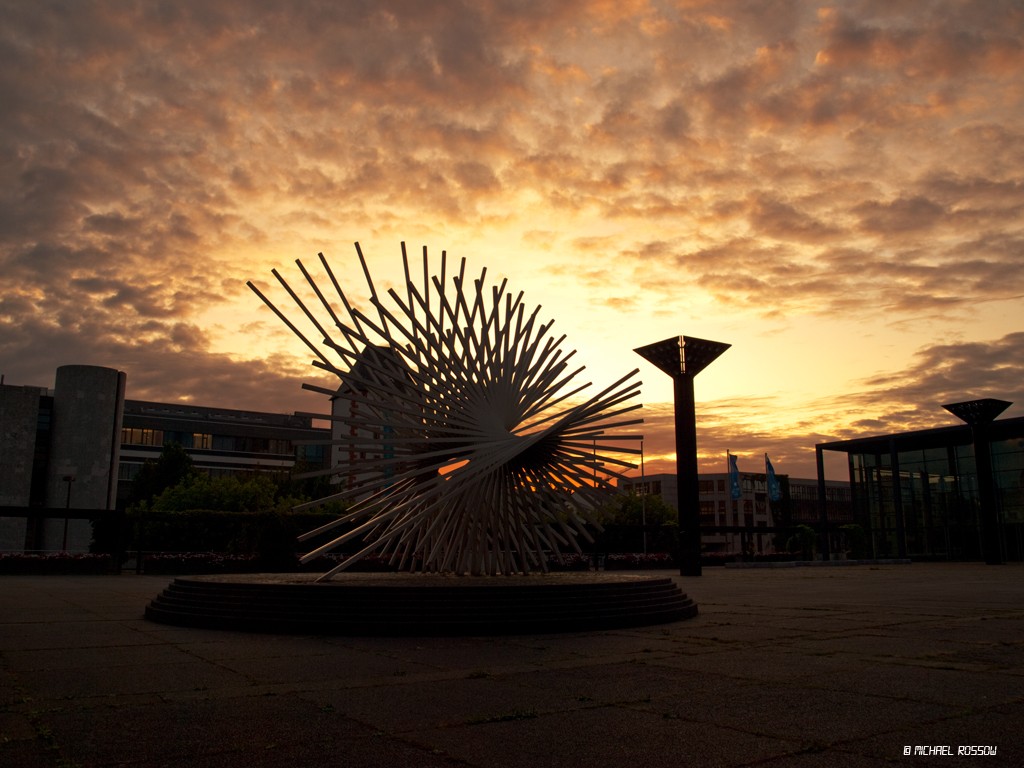 Sonnenuntergang in Mainz