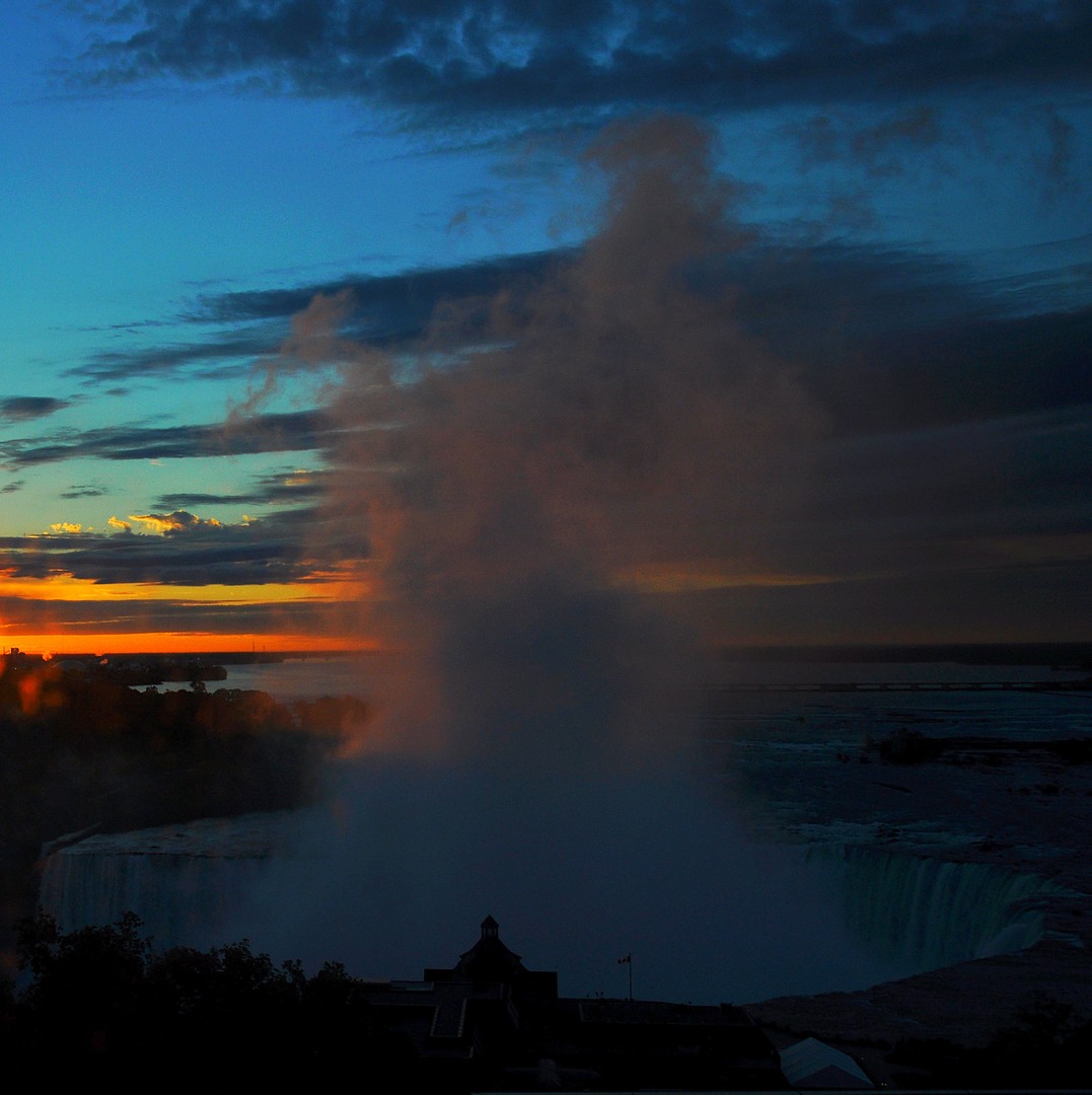 Niagara Falls at Sunset