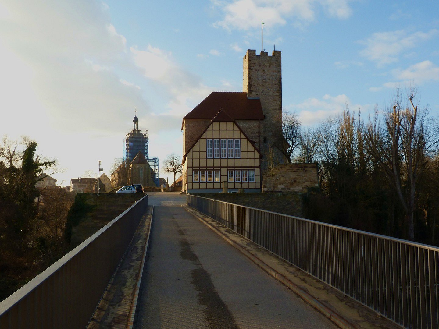 Brücke zur Lauffener Burg