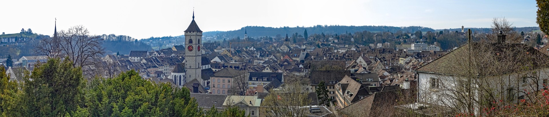 Panorama der Altstadt Schaffhausen 5 Bilder