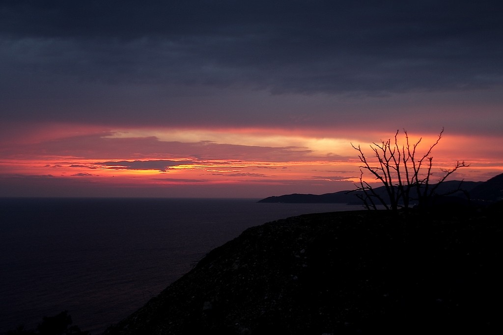 Sonnenuntergang in der Adria